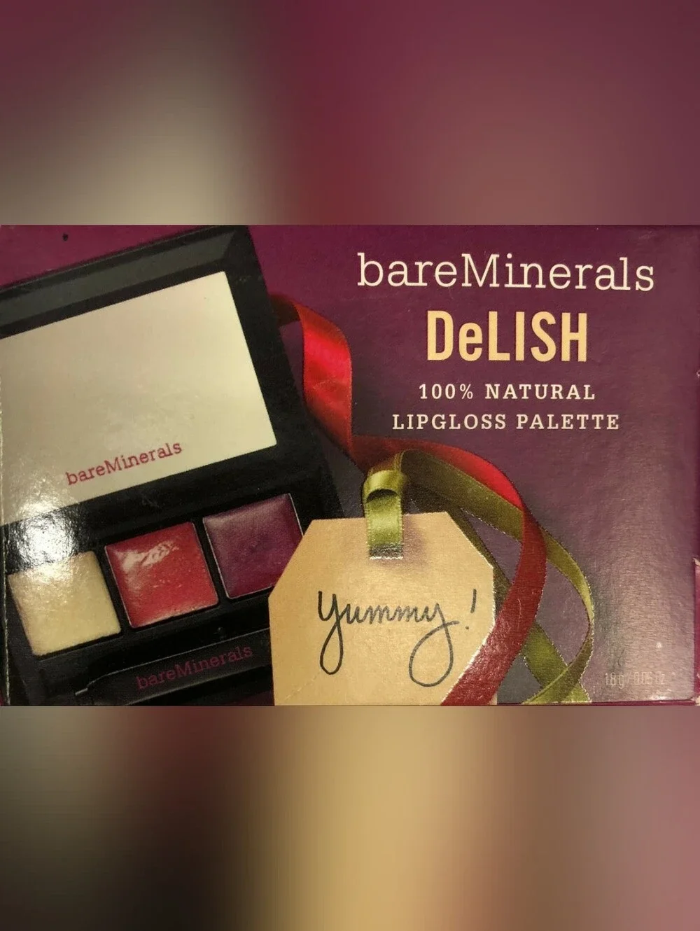 ❇️🧚‍♀️Bareminerals RARE DeLish 100% Natural Lipgloss Palette NWT